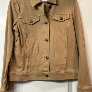 Coldwater Creek Tan Jean Jacket